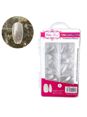 UNHA HELLO MINI OY099-5 POST BAILARINA TRANSP (EMB C/100)