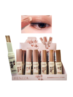 24 UNIDADES DUO DE SOMBRA FENZZA FZ10085 STICK BOX