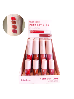 24 BATOM RUBY ROSE HBL6200/G2 PERFECT LIPS BOX COM PROVADORES