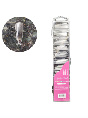 UNHA SOFT GEL HELLO MINI OY985-3 POST STILETTO MEDIA (EMB C/120)