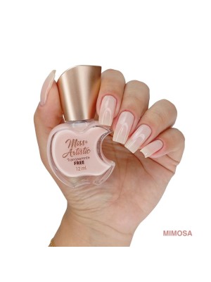 ESMALTE MISS ARTISTIC MIMOSA TRANSPARENTE FREE 12ML