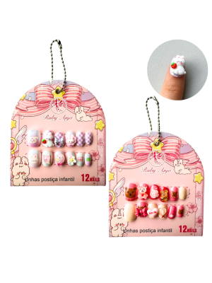 UNHA RUBY ANJO RA-561 RELEVO COLANTE INFANTIL 