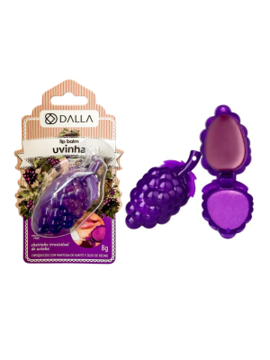 LIP BALM DALLA DL0991B UVINHA BLISTER 8G (C/ FURO PRA CHAVEIRO)