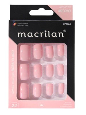 UNHA MACRILAN UP302A MD ROSA CLARO (EMB C/24)